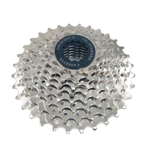 Кассета 8 ск. CS-08, 12-32T, Chrome-Plated, TRI-DIAMOND (RFWSLV800001)