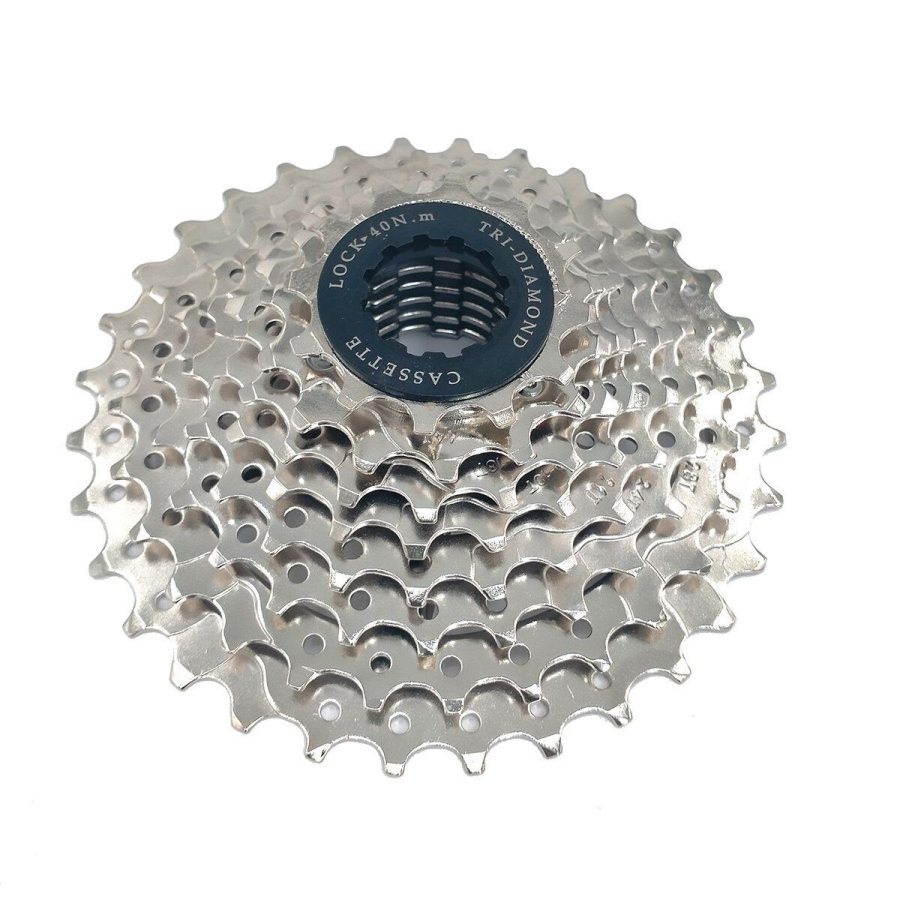 Кассета 8 ск. CS-08, 12-32T, Chrome-Plated, TRI-DIAMOND (RFWSLV800001)