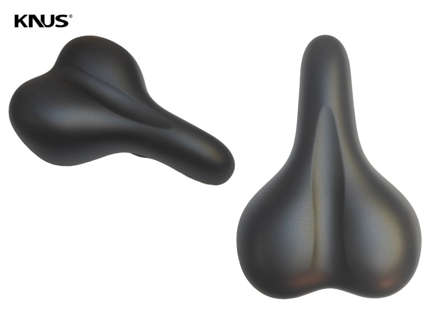 Седло KNUS, MTB Series, KS-7068, 270х190 мм (черный, УТ00028300)
