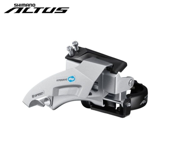 Переключатель передний SHIMANO FD-M315, ALTUS, Универсальная тяга, рамка верхняя, для 7/8 ск., 36T, угол 64-69° (AFDM315TSM4)