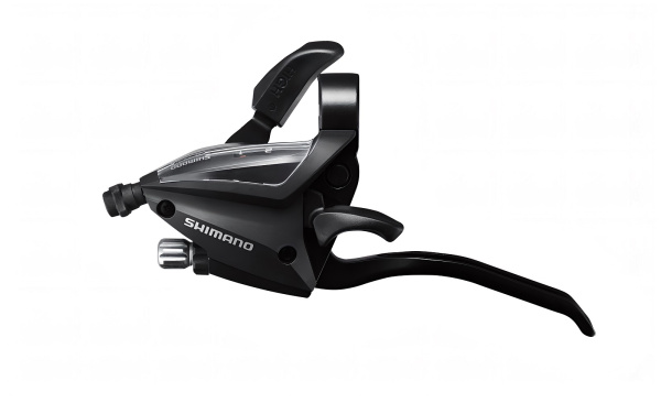 Рукоятка переключения передач левая SHIMANO ALTUS ST-EF500-2L комбинированная, 2 скор. (черный, 1SL300000296)
