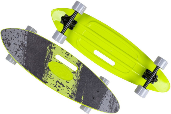 Скейтборд Fishboard 31 yellow пластиковый (NN007486)