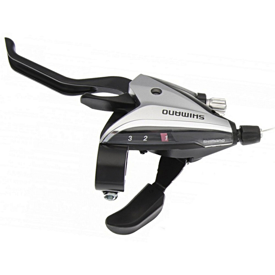 Рукоятка переключения передач левая SHIMANO ACERA ST-EF65-3L комбинированная, 3 скор (черный/серебр., ASTEF652LSBS)