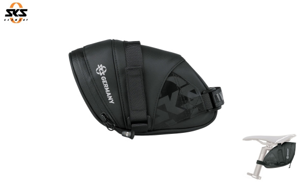 Велосумка, SKS, Explorer Straps 800, крепление под седло, Black, SKS_11523