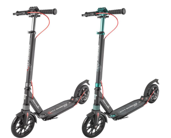 Самокат Tech Team City Scooter Disk Brake 1/2 (черный, NN003963)