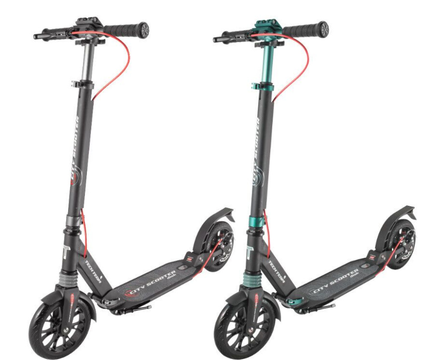 Самокат Tech Team City Scooter Disk Brake 1/2 (черный, NN003963)
