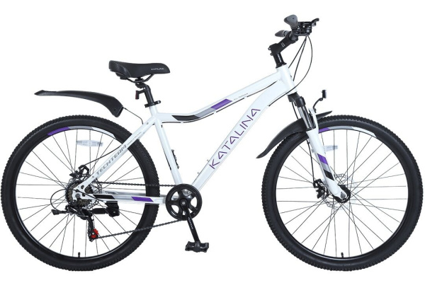 Велосипед TECH TEAM Katalina 26 disc (26" 7 ск. рост 17") белый (NN002529)
