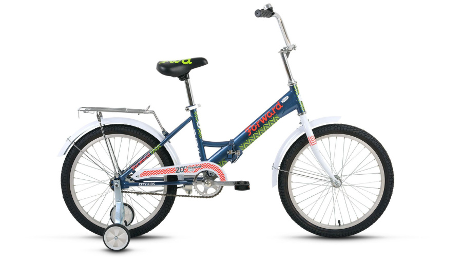 Велосипед FORWARD TIMBA BOY (20" 1 ск. рост 13" скл.) 2016-2017 (синий, RBKW75F01002)