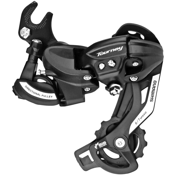Переключатель задний SHIMANO TOURNEY RD-TY500, 6/7 скор., крепление на ось (ARDTY500B)
