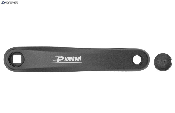 Шатун левый длина 170 мм под квадрат, 9/16", алюминиевый, C00Q-170, PROWHEEL (черный, УТ00024786)