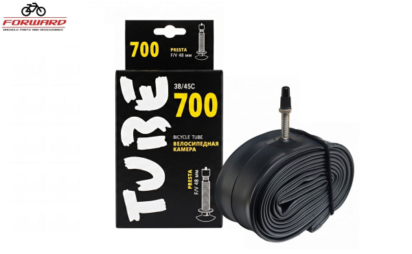 Камера 700x38/45C бутил, Presta Valve, F/V-48 мм, TUBE, Forward (УТ00030248)
