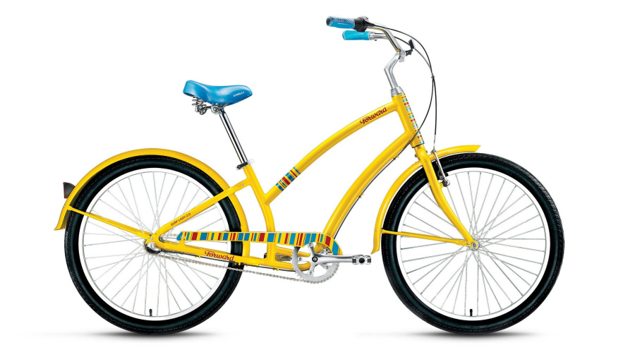 Велосипед FORWARD SURF LADY 2.0 (26" 3 ск. рост 15") 2015-2016 (желтый, RBKW68663002)