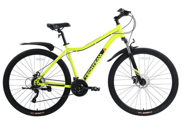 Велосипед TECH TEAM Delta 29 disc (29" 21 ск. рост 19") жёлтый (NN007687)