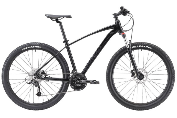 Велосипед TECH TEAM LAVINA 27,5 disc (27,5" 24 ск. рост 15") ALU, черный (NN007722)