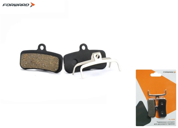 Тормозные колодки FORWARD, для дискового тормоза Shimano M8020, M8120, MT420, MT520, M7120, Saint M810, M820, M9120, блистер, YL-1039 (RBRPD0000015)