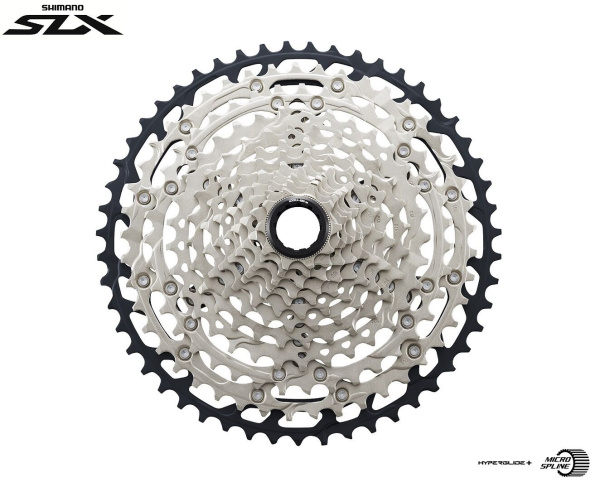 Кассета, SHIMANO, 12 ск. CS-M7100, SLX, 10-51T, Ni-Plat/Black (KCSM7100051)