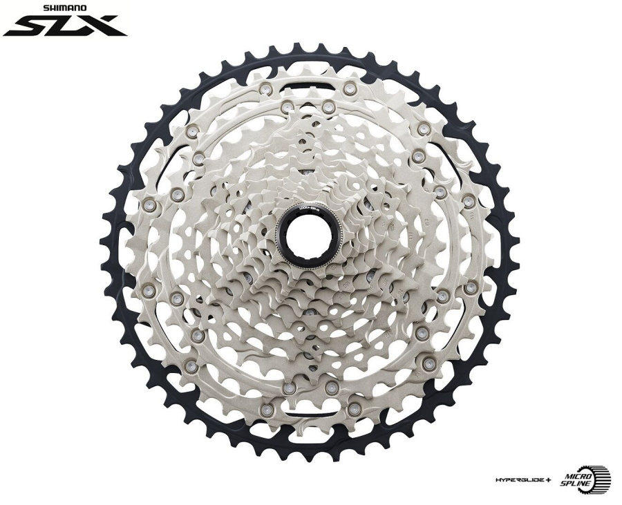 Кассета, SHIMANO, 12 ск. CS-M7100, SLX, 10-51T, Ni-Plat/Black (KCSM7100051)