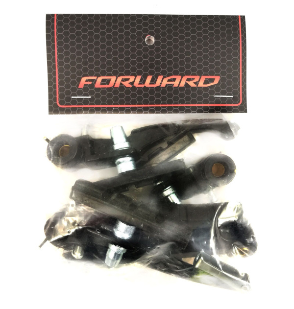Тормозные рычаги MX-B9 V-brake, 110мм, с тормозн. колодками 70 мм., алюм. (компл. 4шт.) (черный, MX-B9)