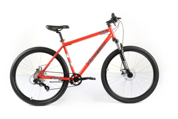 Велосипед FORWARD SPORTING SX 29 (29" 8 ск. рост. 19") 2025, красный/серебристый, НФ-00000174