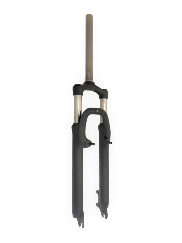 Вилка 27,5" амортизационная EASING ES-245-2, 1-1/8" (28,6), ALU-корона, безрезьбовая, DISK Brake/V-Brake, ход 100 мм, регулировка отскока, FRK-27,5 (цвет черный) УТ00026035