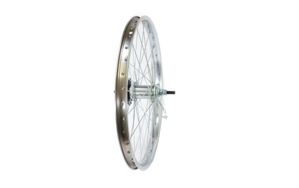 Колесо в сборе 24" заднее WSF-24R, 36 отв. 110 мм, 3/8" (гайка), 1 ск., с ножным тормозом, 1 ск., одностеночный обод YKG8-24 (УТ00026162)