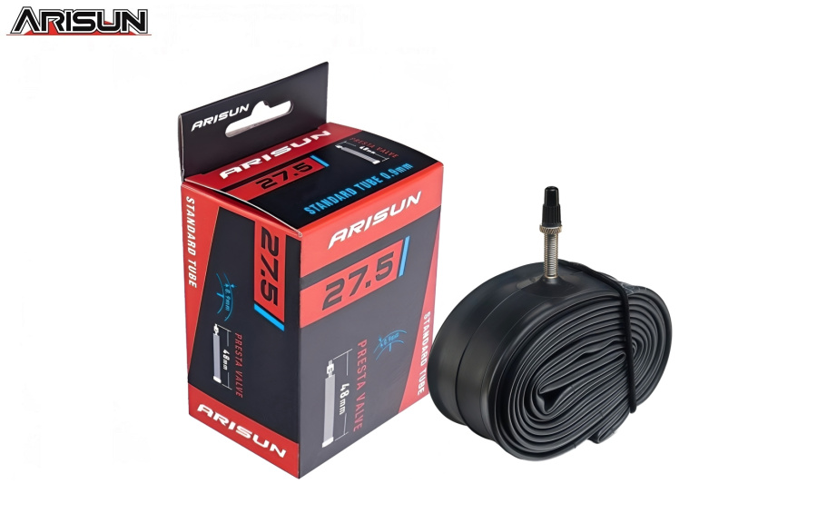 Камера 27,5x2,50/3,00 бутил, Presta (FV) 48 мм, 0,9 мм, ARISUN (U011107)
