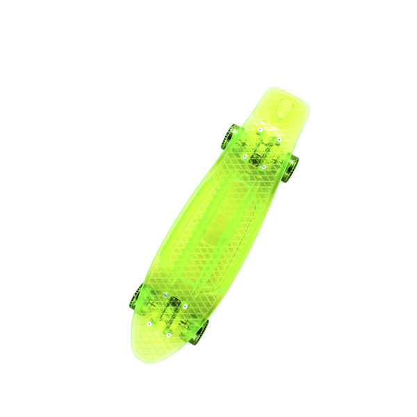 Скейтборд Transparent 22" пластиковый 1/6 (Transp22TSL-401F)