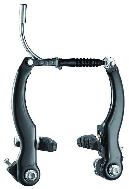 Тормозные рычаги POWER V-brake, 110мм, с тормозн. колодками 70 мм., сталь (компл. 4шт.) (черный, VBR-132S)