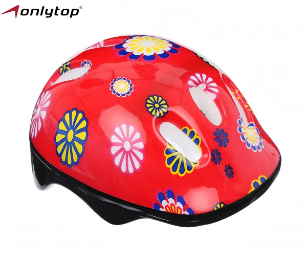 Шлем детский OnlyTop, OT-SH6 Red (S) 52-54 см, 1224195 (УТ00027365)