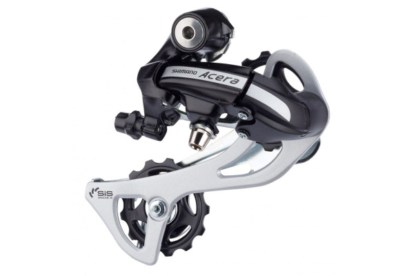 Переключатель задний Shimano Acera RD-M360-L SGS, на 7-8 ск., под петух (черный, DANRD-M360-L78)