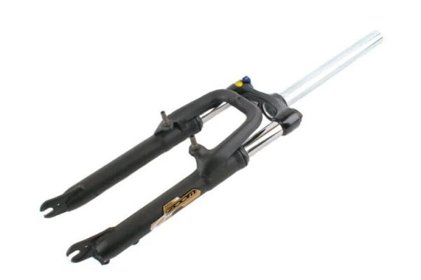 Вилка 20" амортизационная ZOOM, 1-1/8" (28,6), безрезьбовая, DISK Brake PM/V-Brake (пивоты), ход 40 мм, шток 240 мм, 386 (черный, 1FK201000407)
