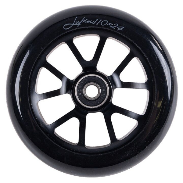 Колесо для трюкового самоката 110 мм, алюминиевое, LUPIN, подшипники ABEC 9, TT, Black (NN011118)
