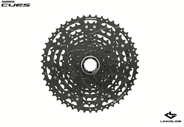 Кассета, SHIMANO, 11 ск. CS-LG400, CUES, LINKGLIDE, 11-50T (ACSLG40011150)