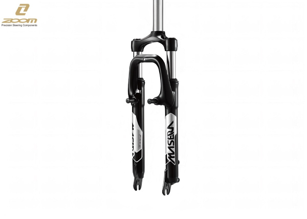 Вилка 26" амортизационная ZOOM, MTB 386-MLO, 1-1/8"(28,6), ALU корона, безрезьбовая, DISK Brake/V-Brake, с регулировкой преднагрузки, ход 60 мм, с функцией механической блокировки, ZOOM, Black (УТ00032916)
