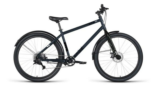 Велосипед FORWARD SPIKE CX 27,5 (27,5" 8 ск. рост. 18") 2026, тёмный серо-голубой, SPRT26F0078