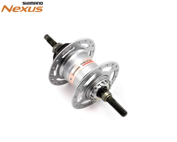 Втулка задняя SHIMANO NEXUS, 3 ск., планетарная, SG-3R40, 32 отв., 120 мм, 3/8" (гайка), 170 мм, под роллерный тормоз (ASG3R40B2070)