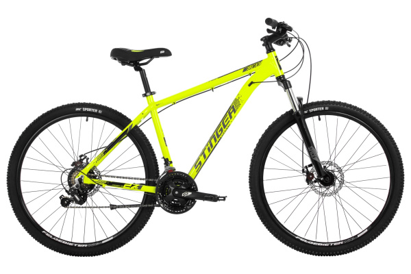 Велосипед STINGER 27.5" ELEMENT зеленый, алюминий, размер SM (27AHD.ELEMENT.SMGN5)