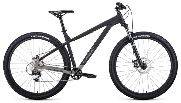 FORWARD QUADRO SX 29 (29" рост. 17") матовый чёрный / матовый светло-серый, SPRT26F0064