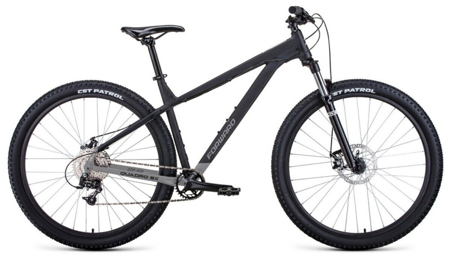 FORWARD QUADRO SX 29 (29" рост. 19") матовый чёрный / матовый светло-серый, SPRT26F0066