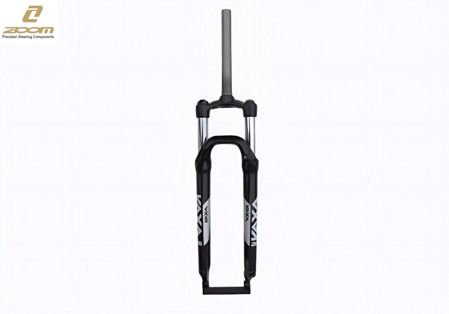 Вилка 27,5" амортизационная ZOOM, MTB 525 AMS-HLO, 1-1/8"(28,6), ALU, безрезьбовая, DISK Brake/V-Brake, с регулировкой преднагрузки, ход 100 мм, с функцией гидравлической блокировки HLO (Lock out), ZOOM, Black (УТ00032920)
