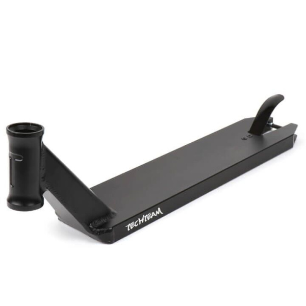 Дека для самоката ALU, 115x510 мм, с тормозом и осью (RUFF), black (NN007632)