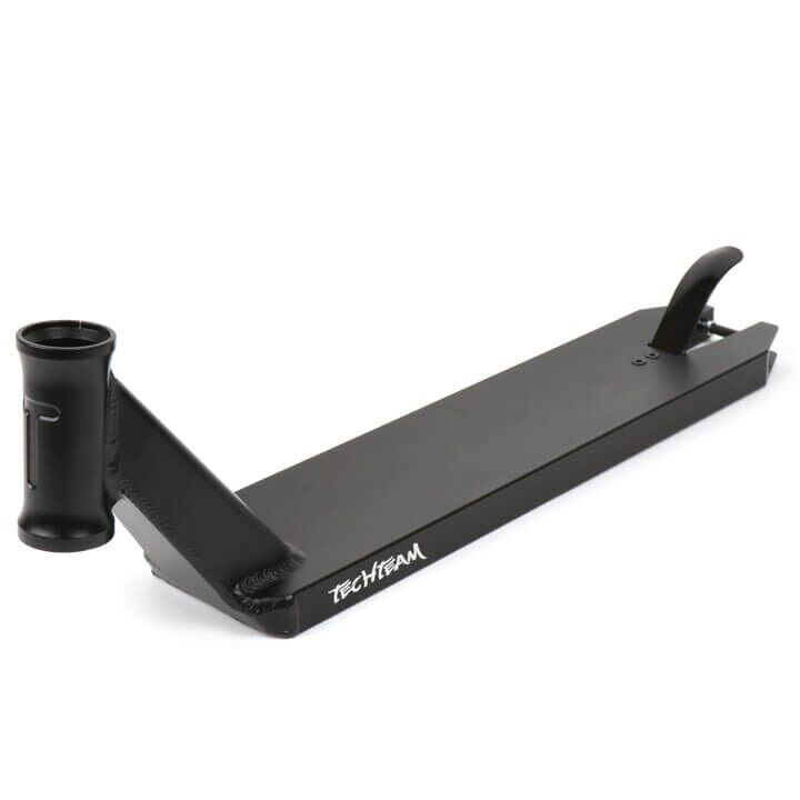 Дека для самоката ALU, 115x510 мм, с тормозом и осью (RUFF), black (NN007632)