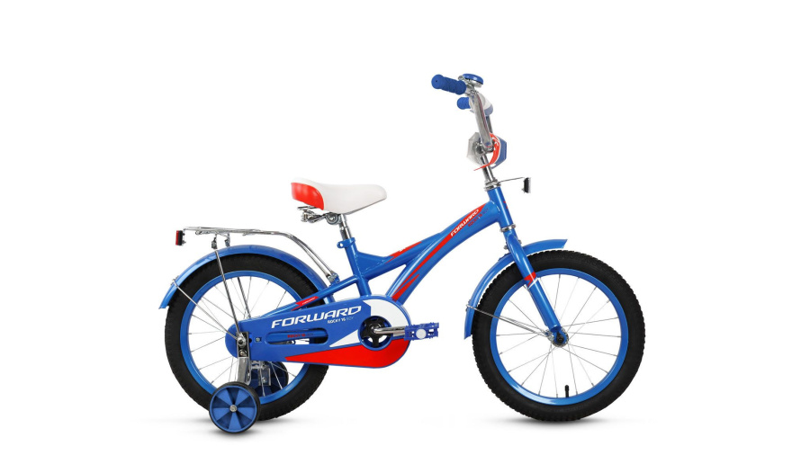 Велосипед FORWARD ROCKY 16 BOY (16" 1 ск.) 2015-2016 (синий, RBKW6LNG1023)