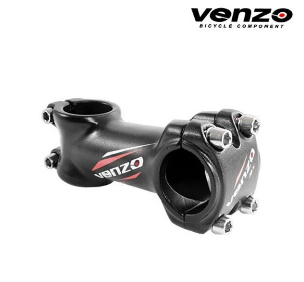 Вынос руля VENZO VZ-MX-015W, Алюминиевый, нерегулируемый, безрезьбовой, под руль 31,8 мм, угол 7°, 90 мм, 28,6 мм (черный, RSMALWHVNZMX)