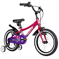 NOVATRACK 16" KATRINA алюм., V-brake, полная защита цепи, фуксия/фиолетовый