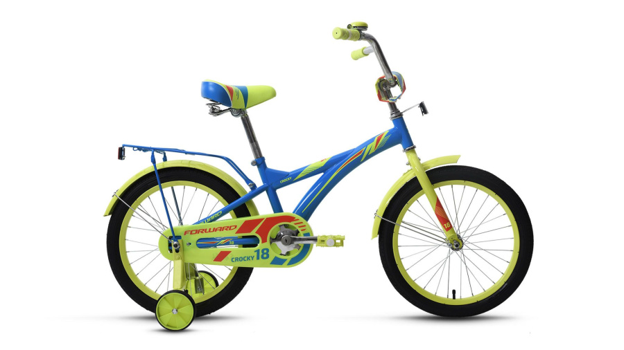 Велосипед FORWARD CROCKY 18 BOY (18" 1 ск.) 2016-2017 (синий, RBKW7LNH1012)