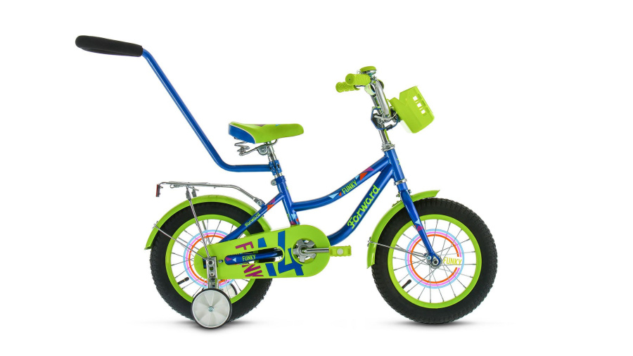 Велосипед FORWARD FUNKY 14 BOY (14" 1 ск.) 2015-2016 (синий, RBKW6LNF1014)