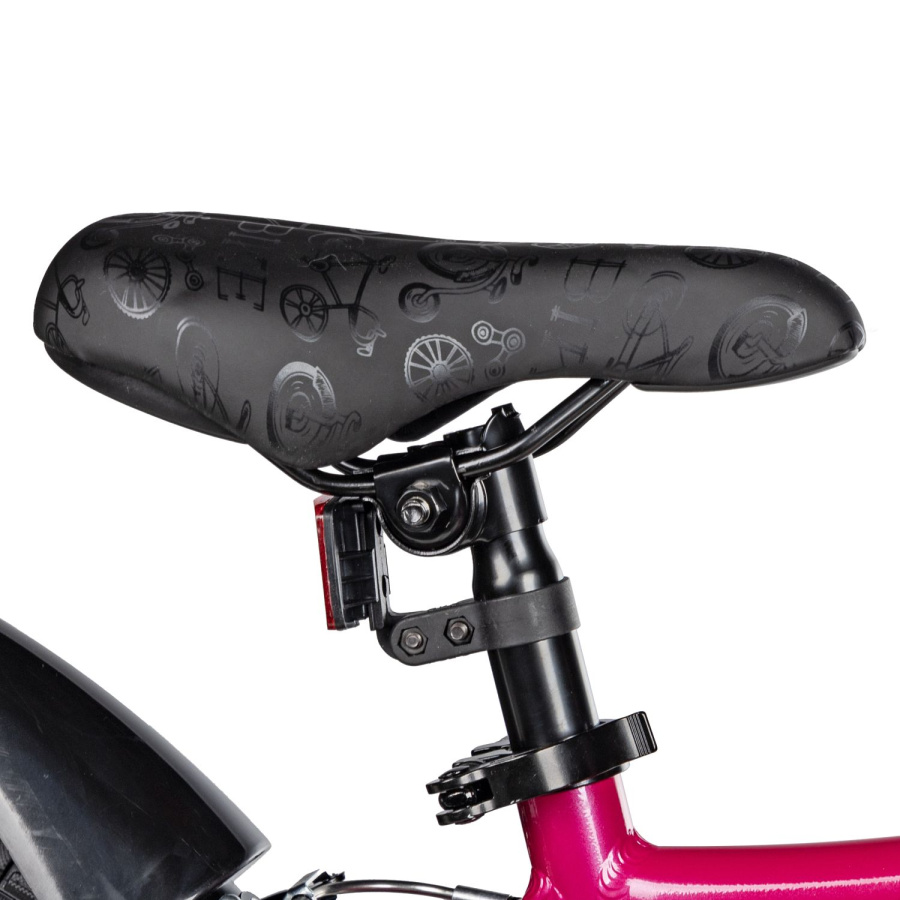 NOVATRACK 16" KATRINA алюм., V-brake, полная защита цепи, фуксия/фиолетовый