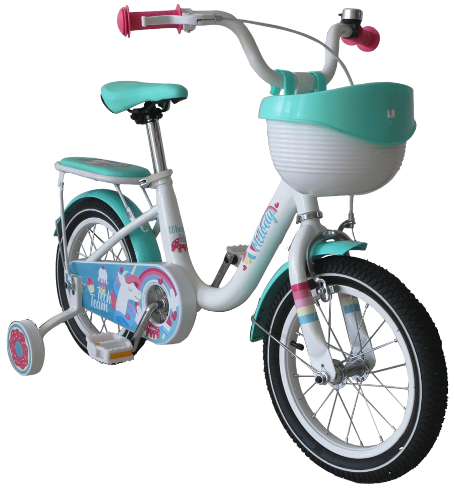 Велосипед TECH TEAM Melody 16 (16" 1 ск.) изумрудный (NN012351)