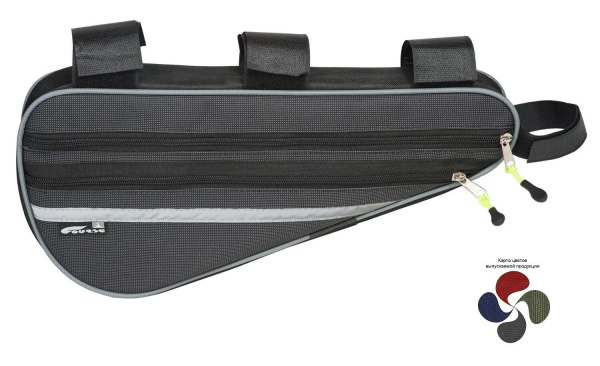 Велосумка RAPIDA MASTER LONG крепление под раму, большая, нейлон, 40x15 см (вс028.040.1.0)